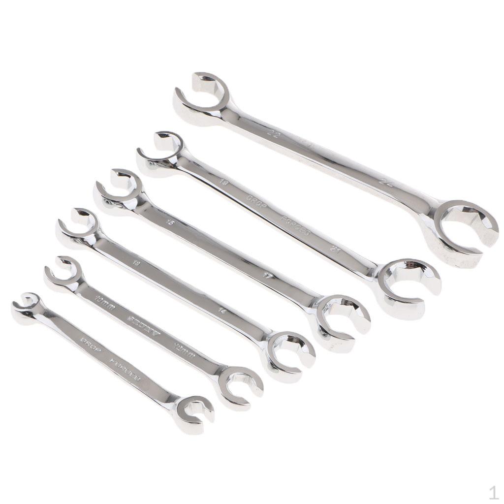 

6 Sets of 6mm-24mm Metric Drive Double Ended Nut Wrench