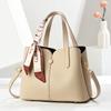 Minimalist Pu Shoulder Bag For Women With Large Capacity And Zipper Closure For Daily Use