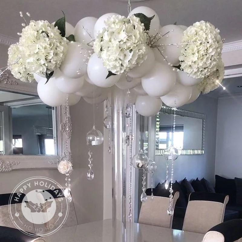 Giant White Round Balloons 5-36inch Wedding Latex Helium Pastel Matte Pure White Baloes Arch Garland Birthday Decoration Globos