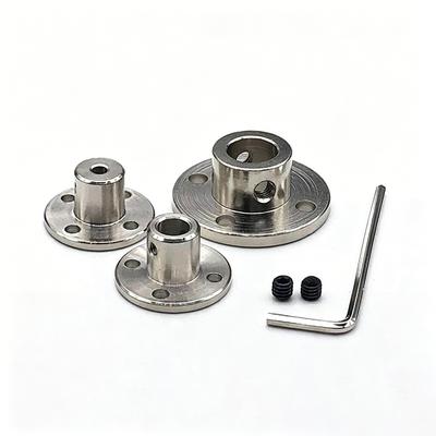 1PCS Rigid Flange Coupling Motor Guide Shaft Coupler Motor Connector Shaft Axis Bearing Fittings 3/4/5/6/6.35/7/8/10/11/12/14mm