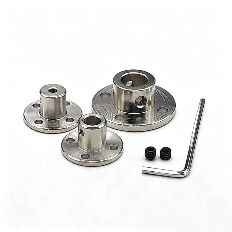 1PCS Rigid Flange Coupling Motor Guide Shaft Coupler Motor Connector Shaft Axis Bearing Fittings 3/4/5/6/6.35/7/8/10/11/12/14mm