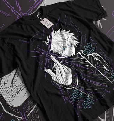 Gojo Satoru T-Shirt Megumi Itadori Yuji Jujutsu Kaisen Sukuna Horror Geschenk Shirt