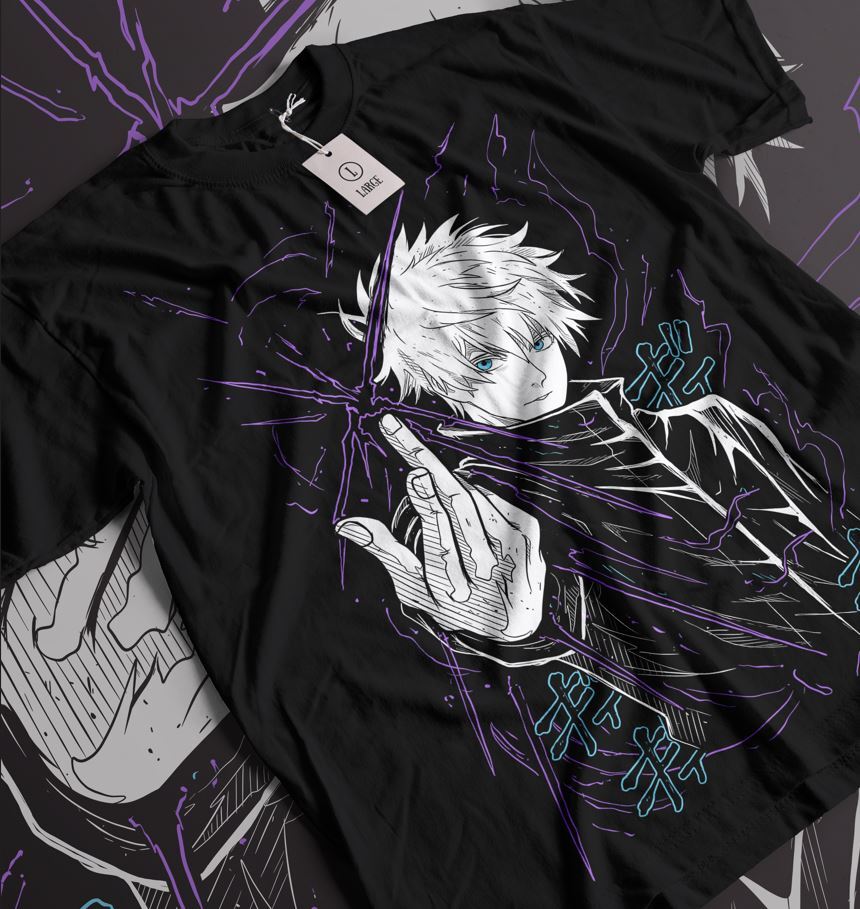 Gojo Satoru T-Shirt Megumi Itadori Yuji Jujutsu Kaisen Sukuna Horror Gift Shirt
