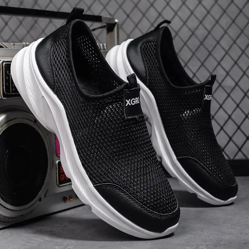 Fashion Fashion Breathable Men Casual Shoes Lightweight Outdoor Walking Shoe Non-slip Men's Sneakers Slip on Comfortable Footwear