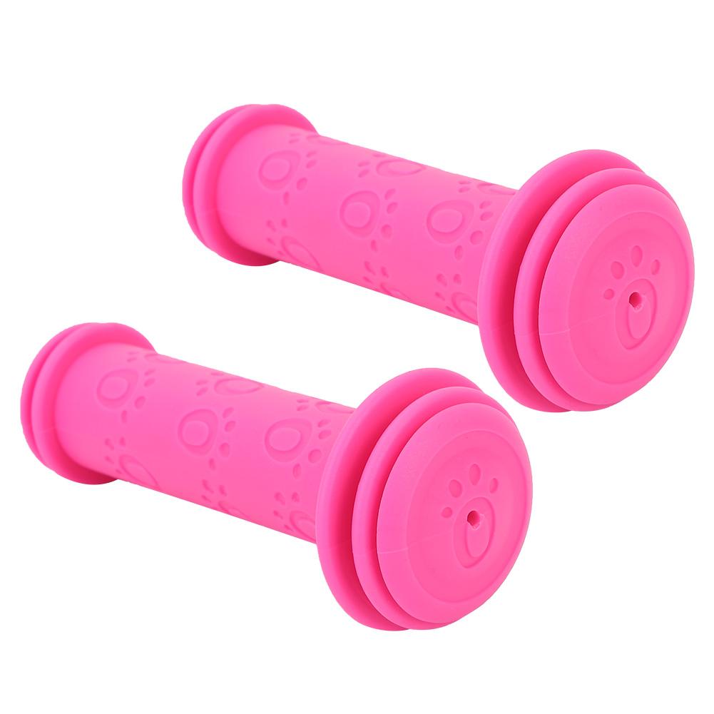 

Children s Kids Bike Scooter Handle Bar Anti slip Grips Bicycle Handlebar Grips(rose red)