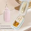 Novelty Hanging Keychain Jewelry Box With Velvet Storage For Travel And Gift