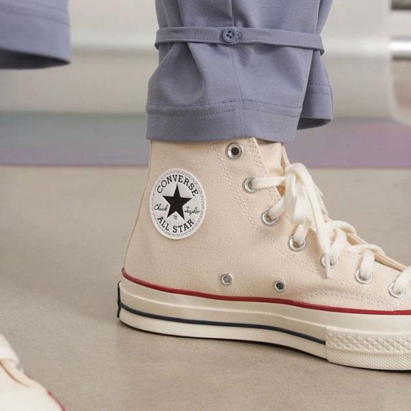 Converse Chuck 70 Classic Retro Langlebige Leichte High-Top Canvas Schuhe Unisex Sneaker Off-White A162053C