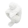Abstract Mosaic Sculpture White Resin Eco Friendly Bookend Function Thinker Mosaic Statue for