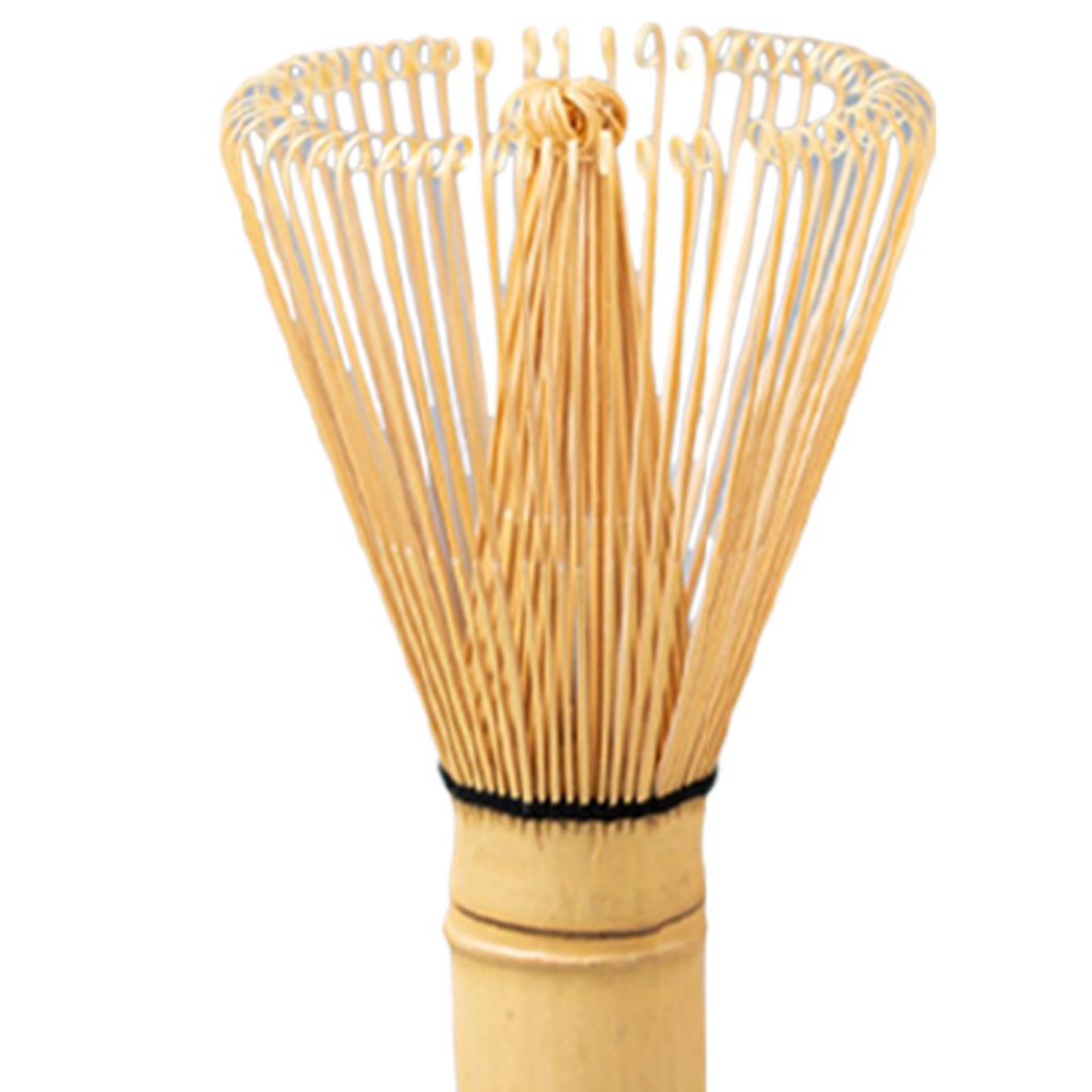 Bamboo Matcha Tea Set Exquisite Bamboo Matcha Scoop Stirring Whisk and Wrapped Edge Mat Set for