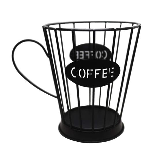 Creative Iron Fruit Capsule Storage Basket Espresso Coffee Pod Holder Organizer Home