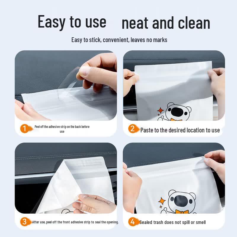 Temeiju Adhesive Car Trash Bags
