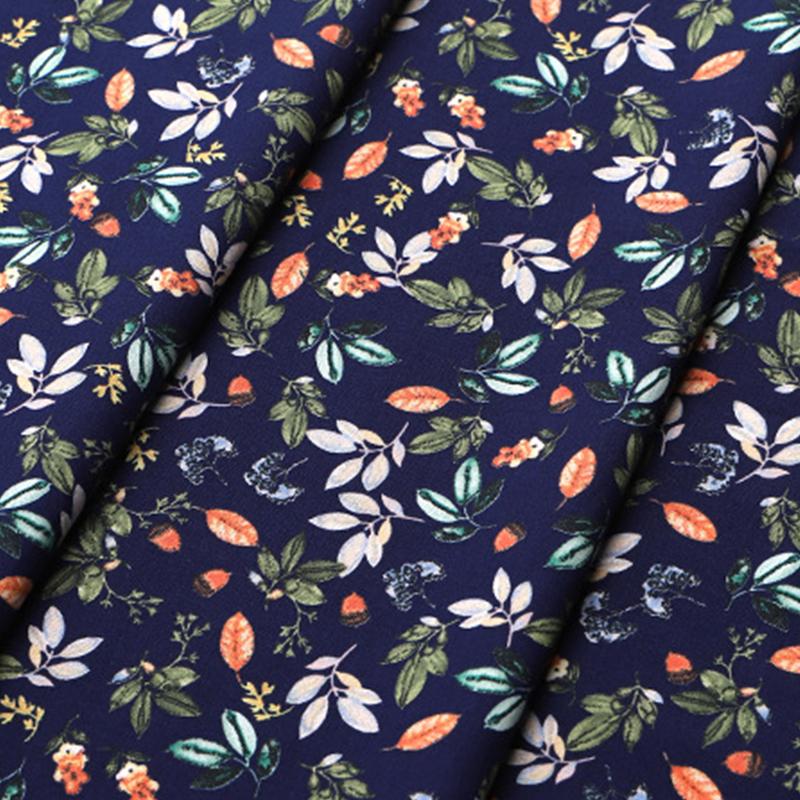 100x150cm French Sweet Floral Fabric Pure Cotton Printed Poplin Fabric Girl Dress Clothing Fabric Handmade DIY Accessories