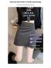 New Autumn/Winter 2025 Sequin Tweed High-Waisted Irregular Slim A-Line Skirt