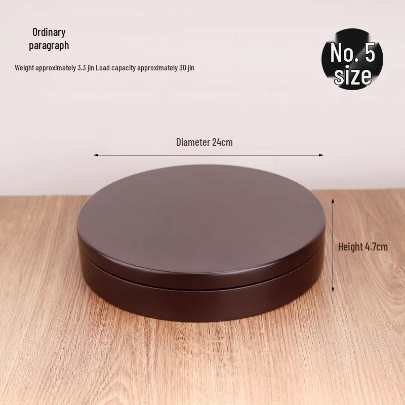 Creative Round Vase Stand: Imitation Rosewood Mixed with Solid Wood - Ideal for Jade, Stones, Ornaments, Incense, or Flowers
