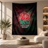 Decorative Tapestry,England Rugby Printed Wall Art, Lightweight Wall Hanging For Bedroom Background