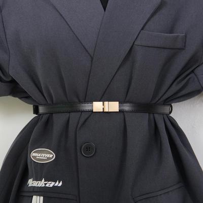 Korean-Style Women's Belt: Elegant, Versatile, with Extended Waist Chain and Stylish Buckle