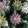 3Pcs/set Exquisite Snowflakes Pendants Acrylic Xmas Tree Ornaments  Merry Christmas