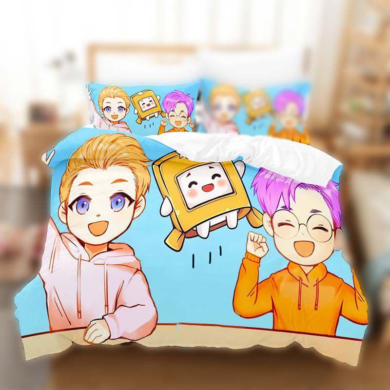 

Пододеяльник Lankybox Набор Двуспальный Кинг Постельное белье Покрывало 23шт Наволочка Yellow Orange,EU-Single(2pcs):135×200cm