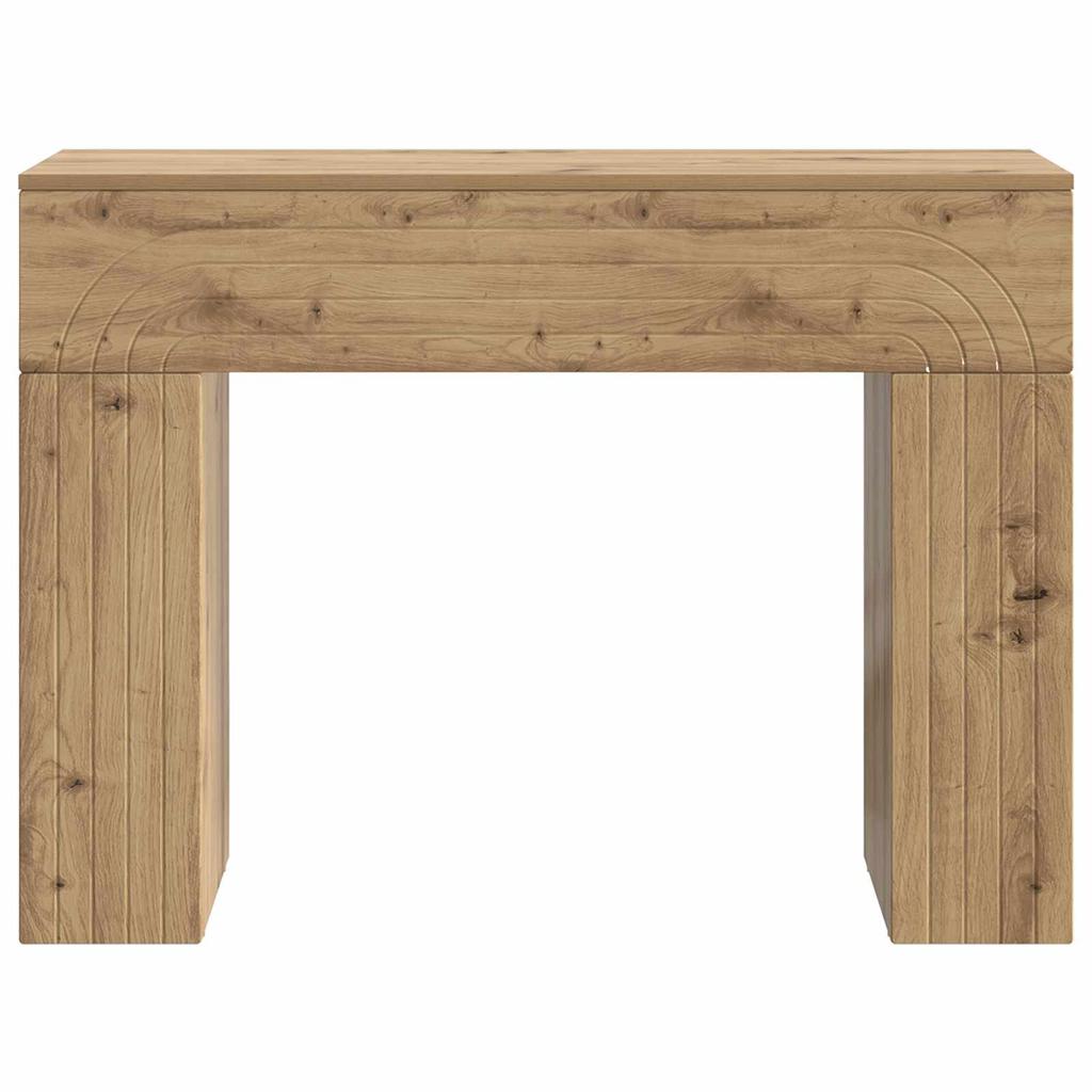 Artisan Oak Coffee Table 102 x 35 x 75 cm Engineered Wood