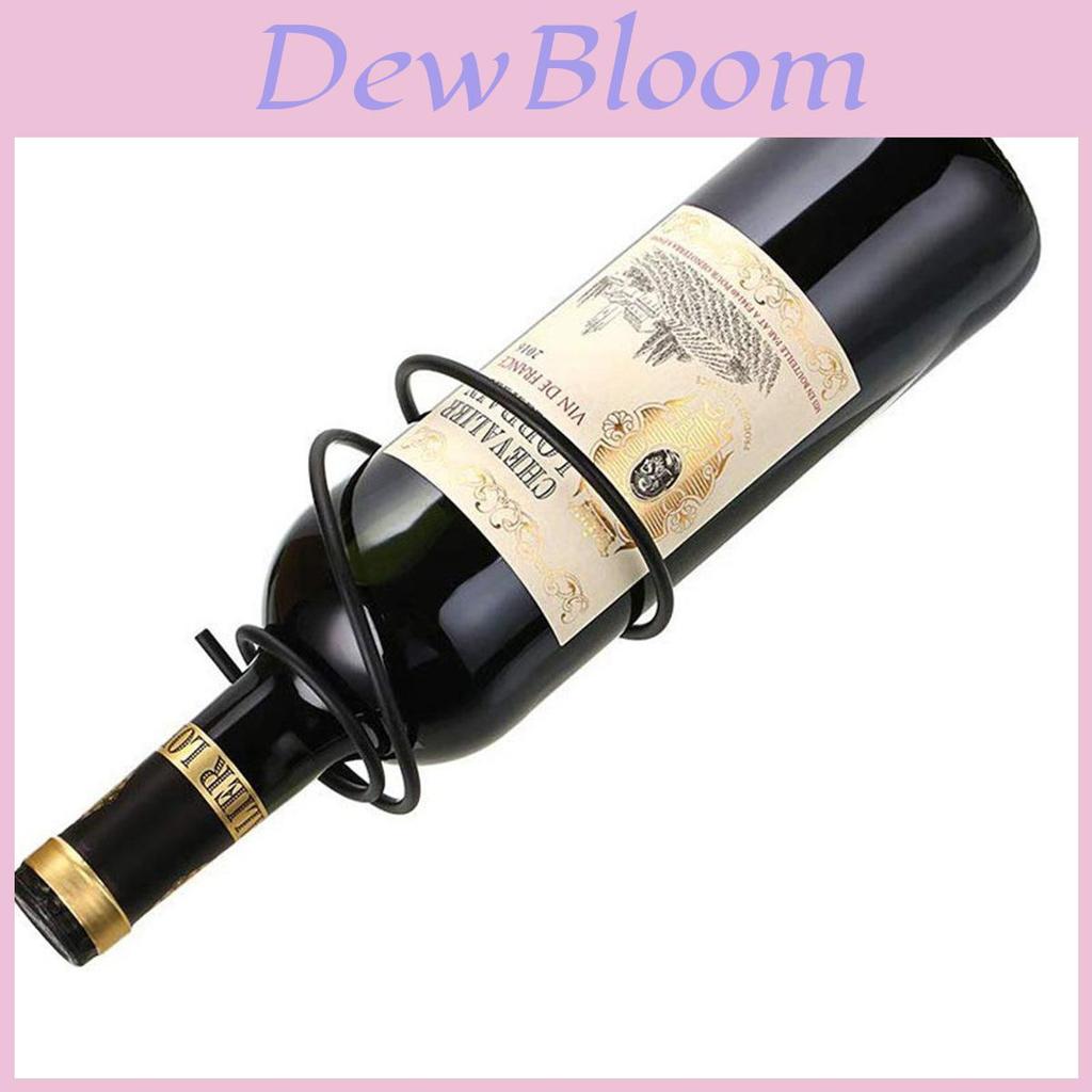 Modern Iron Wall Wine Rack With Hollow Design For Home Decor And Storage