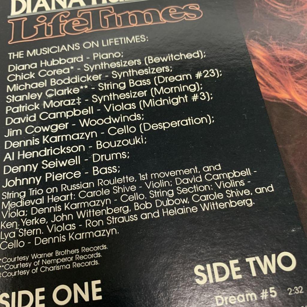 [GEBRAUCHT] DIANA HUBBARD LP LIFE TIMES Klavierplatte