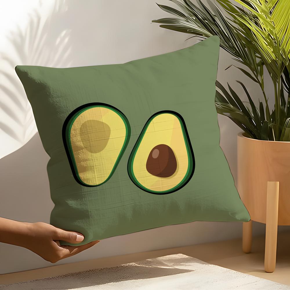 Avocado print Pillow Case Home Living Room Decoration Linen Pillow Cases Cushion Cover
