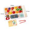 Early Puzzle Education Wooden Play Food Toys Children Fruit Skewer Gift Fun