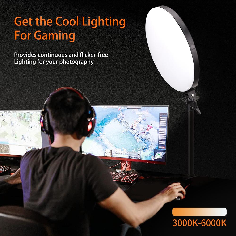 

Led-90 Студийная световая панель 3000K-6000K для Youbute Game Live Video Lighting 40W Портативная панель для записи видео и фотосъемки