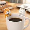 Retractable Buckle Fan 2Pcs Puppy Cat Clip-on Fan, Portable Cooling for Bowl Cup Hot Food, Saliva Isolation Hands Free Mini Table with