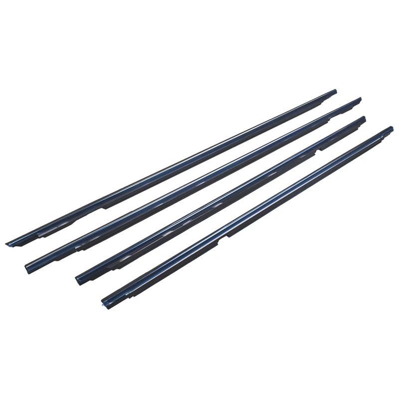 4Pcs Window Glass Seal Strip 75710-60021 For Toyota Land Cruiser LC80 FZJ80 LX450 1990-1998 Weatherstrip Seal Belt Moulding Trim