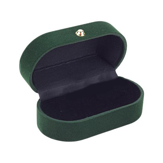 Anel caso toque macio anti-risco cor sólida anel decorativo caixa de presente de jóias para casamento