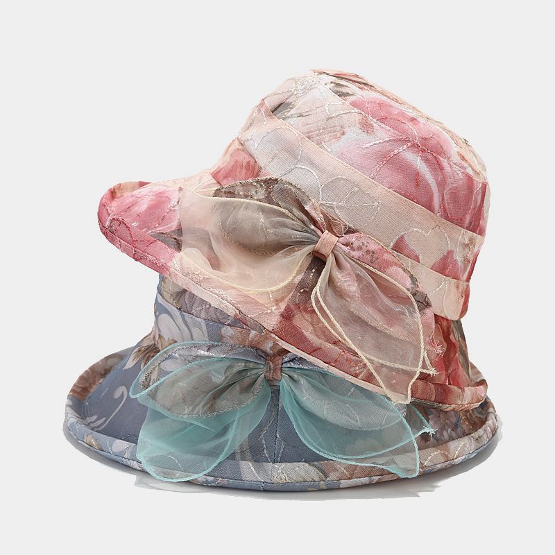Summer Sun Hat For Women With Breathable Polyester Fabric And Wide Brim For Outdoor Sun Protection