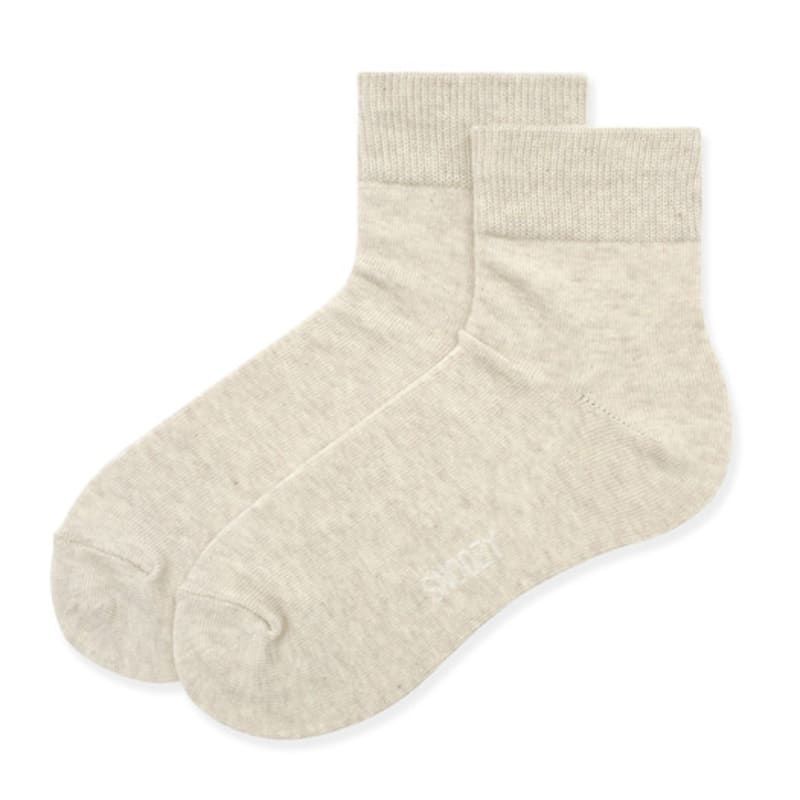 SNOOZY Baumwolle Mittelhohe Socken - Haferflocke