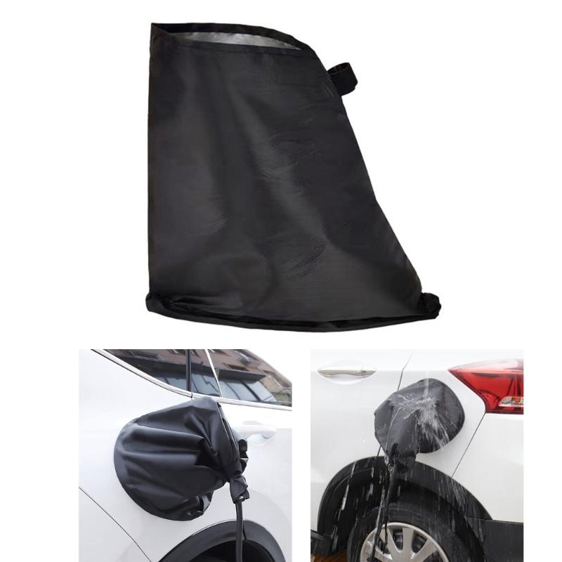 Abdeckung für den Ladeanschluss des EV-Autoladegeräts, wasserdicht, für Schnee, Regen, Sonne und Staub, magnetische Adsorption, Abdeckung für den Ladeanschluss des Autos