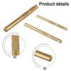 3pcs/set Brass Drift Punch 3/4" 1/2" 3/8" Mechanic’s Non-Marring Chisel Punches For Manufacturing/auto Repair/woodworking