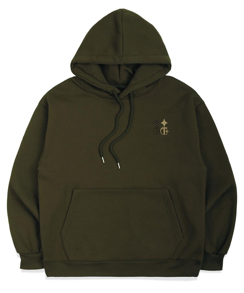 Heart & Star Oversized Fleece-Lined Hoodie Couple Look (6 Colors)