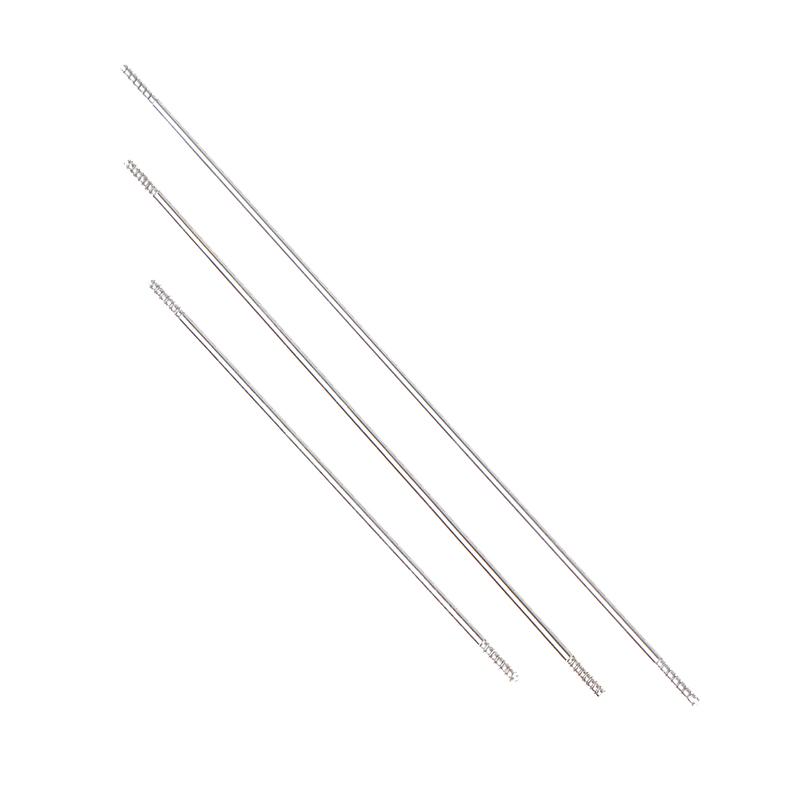 100 Pièces Barres d'Extension pour Stylo à Perles Pièces Tige Lisse à Perles Porte-Remplacement pour Activités Créatives de Perlage pour Enfants