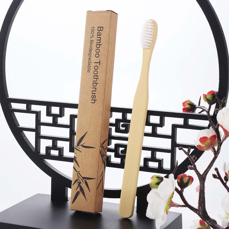 Wholesale Ready to Ship Customizable Eco Friendly Biodegradable Soft Bristle Manual Natural Home Use for Toothbrush