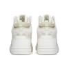 Anta Casual Slip Resistant Cushioning Abrasion Resistant High top Skateboard Shoes Women's Gray White Yellow 122238067-3
