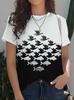 T-shirts Imprimé 3D Abeille Papillon d'Été Femmes Décontracté Col Rond Manches Courtes Streetwear Harajuku Y2k T-shirts Haut Vêtements Féminins