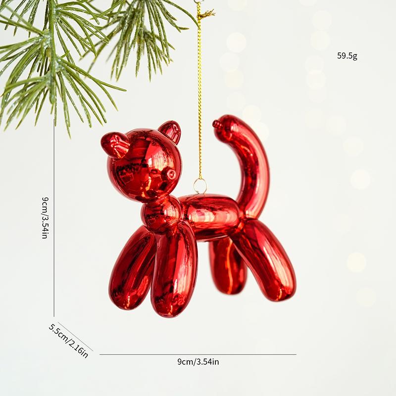 Horse Hanging Pendent For Christmas Tree Decorations Cartoon Animal Bear Ornaments Xmas Keychain Navidad New Year Decor