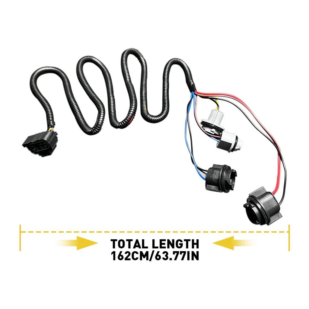 2PCS LH+RH Tail Harness Light 2PCS For Chevy Silverado 1500 2500 3500 HD 2003 2004 2005 2006