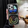 Aircraft Instrument Cockpit Radar Soft Phone Case for iPhone 15 16 17 Pro Max 17Air 16E 14 Plus 13 12 Mini Shockproof Cover Back