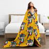 Crayons Shin-chans Action Kamen Blanket Flannel Summer Portable Super Warm Throw Blankets for Sofa Outdoor Bedspread