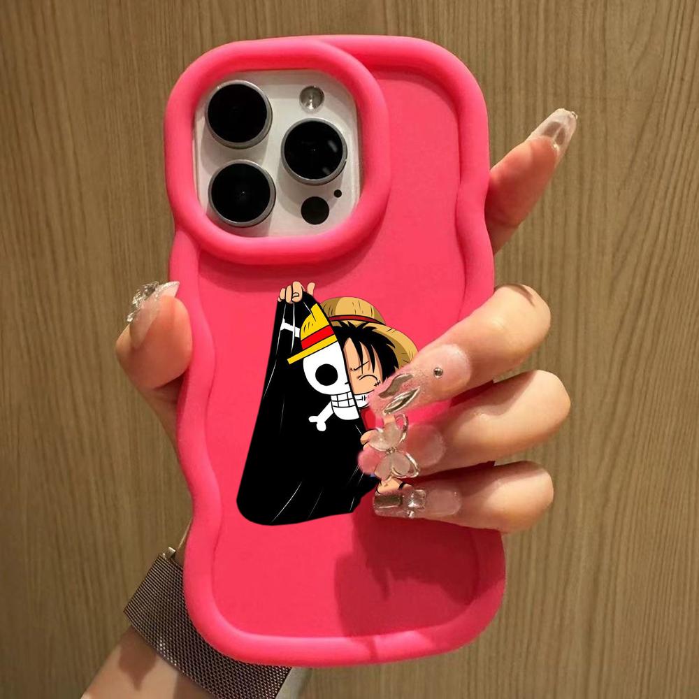 LZ28 One Piece Luffy Gear 5 Silicone Phone Cases for Samsung A15 A16 S23 FE S24 Ultra A34 A54 A14 A55 Motorola G32 E14 OnePlus Soft Cover