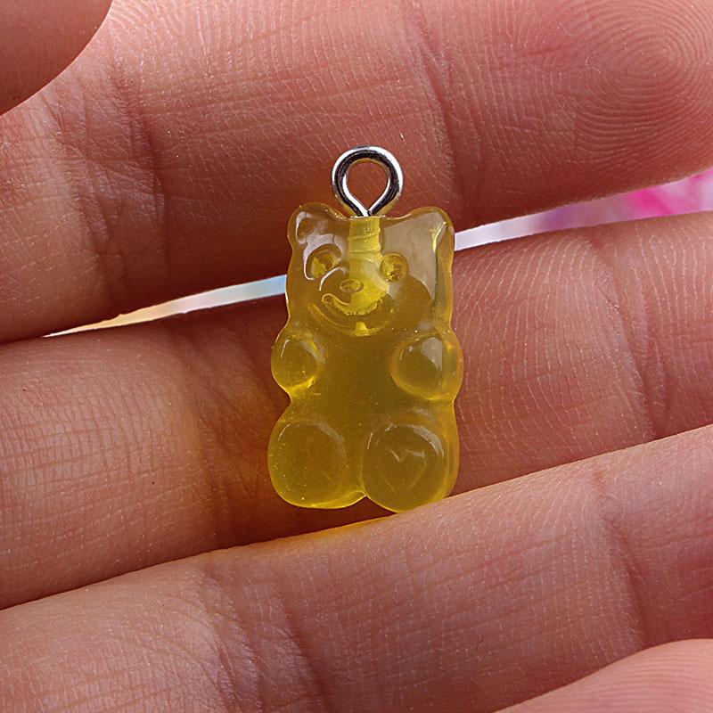 Little Bear Resin Keychain & DIY Jewelry Accessories