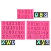 DIY Arabic Numerals English Alphabet Silicone Mold Handmade Chocolate Pastry Cake Decoration Baking Tool Fondant Cookie Kit