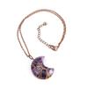 Ancient Red Copper Moon Natural Stone Wrapped Around The Tree Of Life, Necklace, Fortune Tree Necklace N511