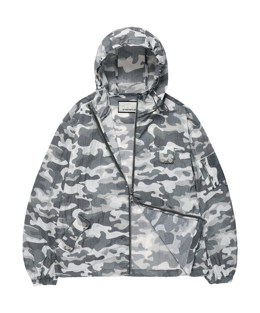 Thevinylhouse Ribstop Sheer Windbreaker Camo