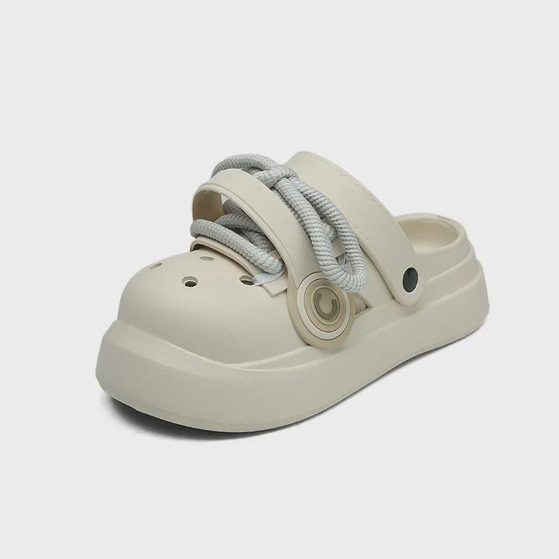Thick-Soled Couple's Breathable Non-Slip Beach Sandals for Comfortable Holiday Leisure